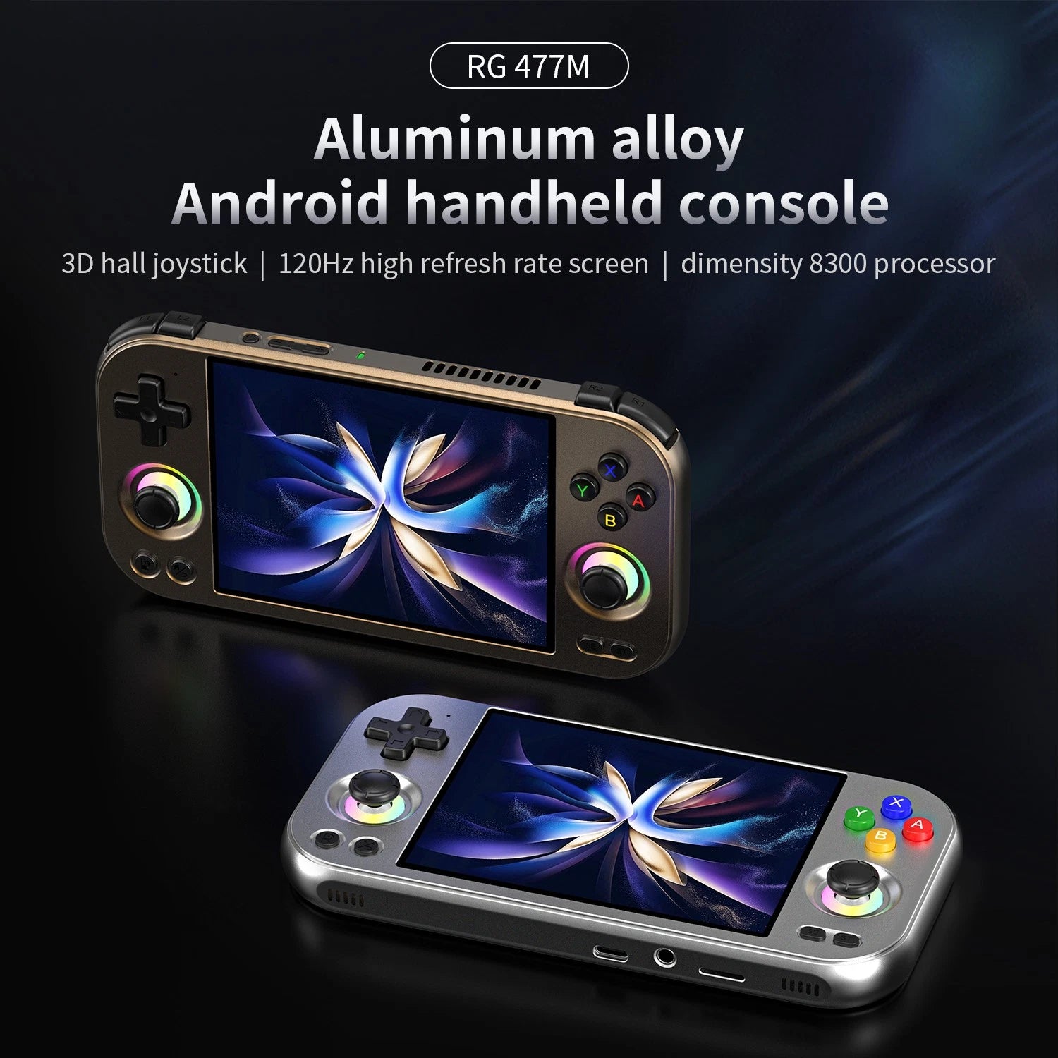 ANBERNIC RG 477M Retro Handheld Game Console 5300mAh Android 14 RG477M Gifts