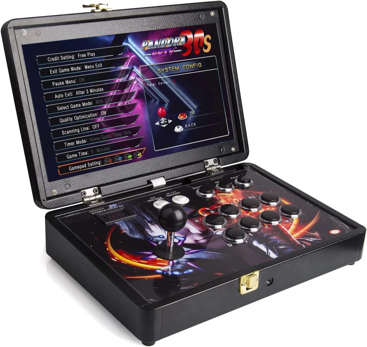 Pandora Box 30S 30000 Games Retro Arcade System 14-Inch All-Metal Plug & Play